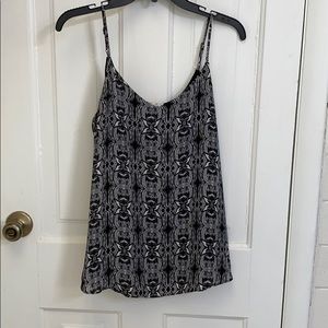 Black and white tank top